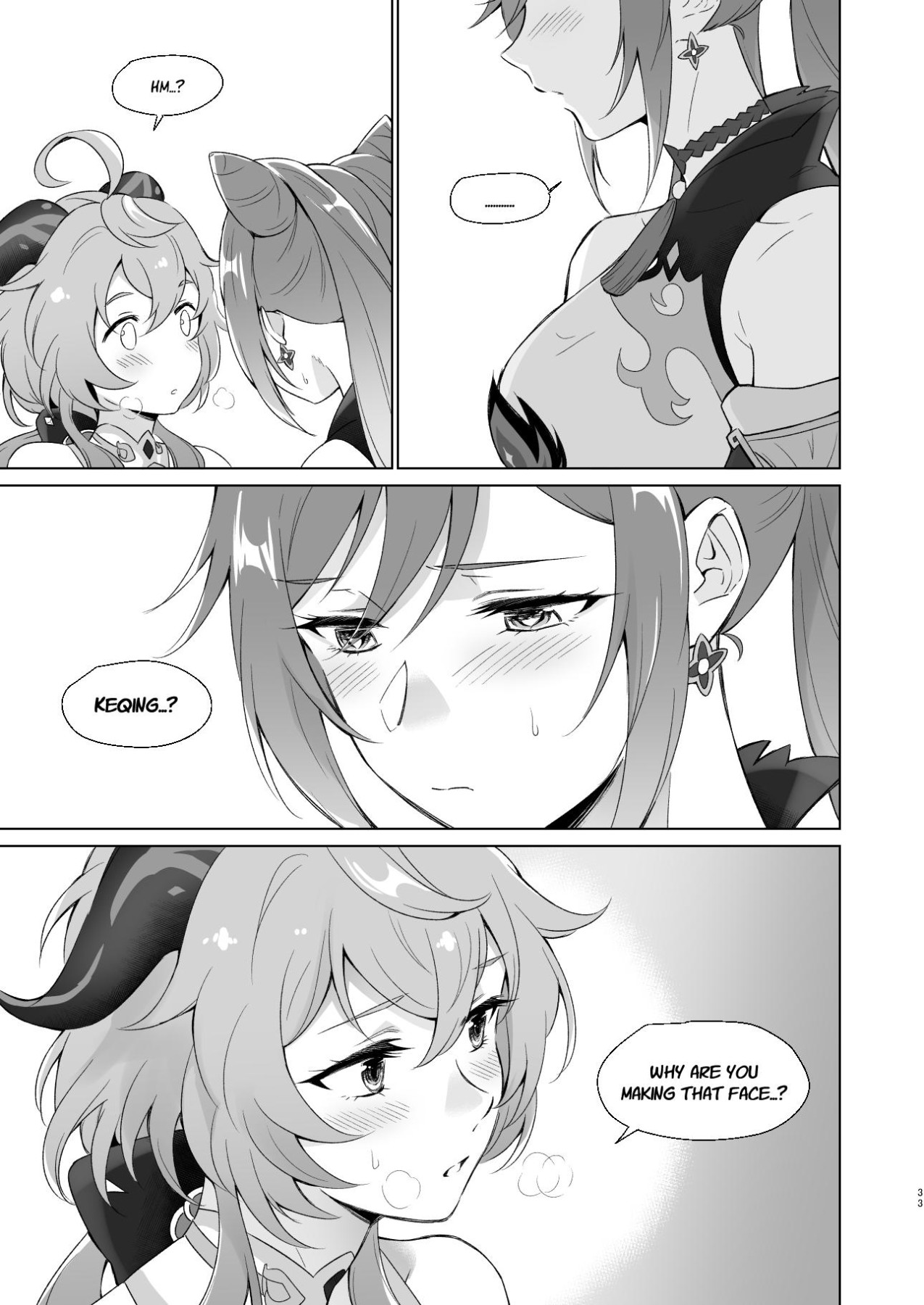 Hentai Manga Comic-Sleep With Me, Ganyu-Read-31